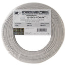 Structured Cable 22/2SOL-COIL-WT 500FT 2C/22 Security Wire CMR