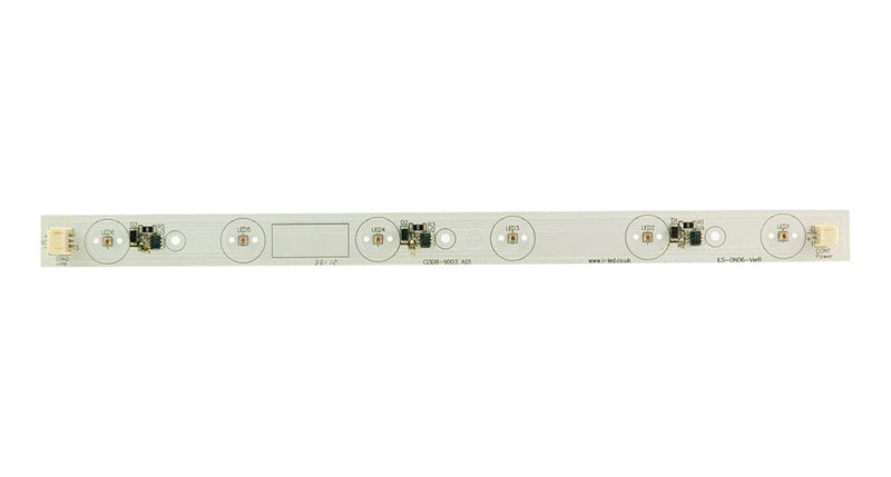 Intelligent LED Solutions ILS-OW06-HWWH-SD111. Module Oslon 150 6+ Strip Series Board + Hot White 2700 K 780 lm New