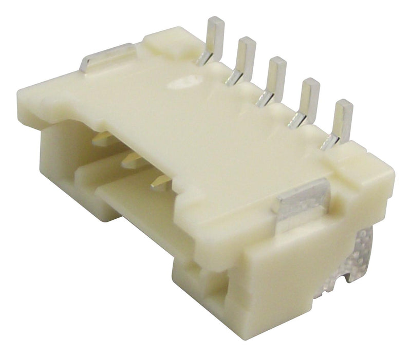 JST (JAPAN Solderless TERMINALS) BM05B-PASS-1-TFT(LF)(SN) Pin Header Wire-to-Board 2 mm 1 Rows 5 Contacts Surface Mount PA