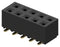 GCT (GLOBAL CONNECTOR TECHNOLOGY) BG120-10-A-0-N-D Board-To-Board Connector, 2.54 mm, 10 Contacts, Receptacle, BG120 Series, Surface Mount, 2 Rows