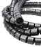 Multicomp PRO PP002677 Spiral Wrap Nylon (Polyamide) Black 82.02 ft 25 m