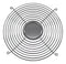 Orion Fans G254-10P Fan Finger Guard Steel - Wire Form 254mm Axial 174 mm Bright Nickel Chrome G254 Series