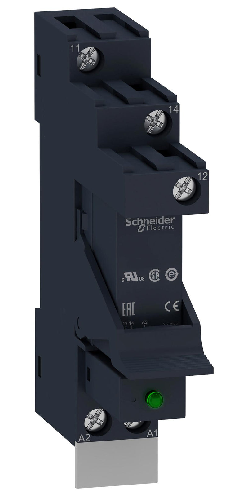 Schneider Electric RSB1A120B7PV RSB1A120B7PV Power Relay Spdt 24 VAC 12 A Harmony RSB Series Socket Non Latching New