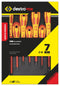 CK Tools T49193D Screwdriver Set VDE Slotted Pozidrive 2.5 mm - 6.5 PZ0 PZ2 Dextro 7 Piece