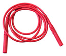 Mueller Electric BU-6161-M-24-2 Banana Test Lead 4mm Plug Shrouded 24 " 609.6 mm Red 20 A