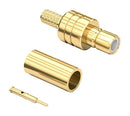 Wurth Elektronik 61626021210620 RF / Coaxial Connector SMB Straight Jack Crimp 50 ohm RG316DB Brass