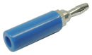 TENMA SPC15161 BANANA PLUG, SOLDER, BLUE