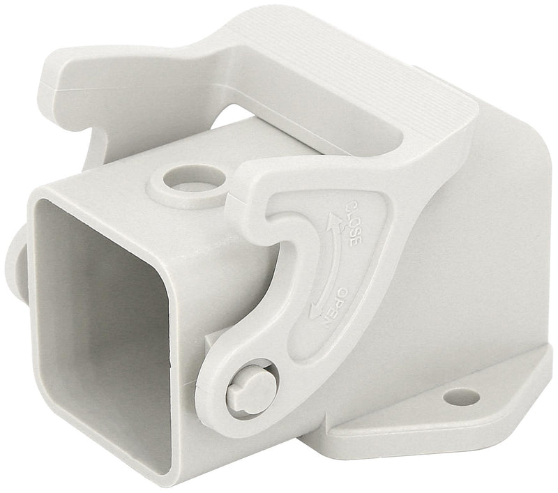 Multicomp PRO MP009349 Heavy Duty Connector Base Bulkhead Mount PC (Polycarbonate) Body 1 Lever 3A