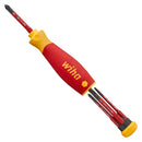 Wiha 45296 Screwdriver Set Electric 41159 Slotted 34583 PH1 &amp; 34584 PH2 Phillips 34590 PZ2 Pozidriv Drivers