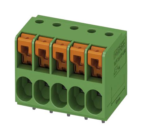 Phoenix Contact TDPT 25/ 2-SP-508 Wire-To-Board Terminal Block 5.08 mm 2 Ways 24 AWG 12 2.5 mm&Acirc;&sup2; Push In