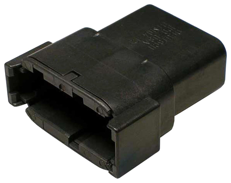 Deutsch - TE Connectivity DTM04-12PB Automotive Connector Housing DTM Receptacle 12 Ways AMP Series Size 20 Pin Contacts