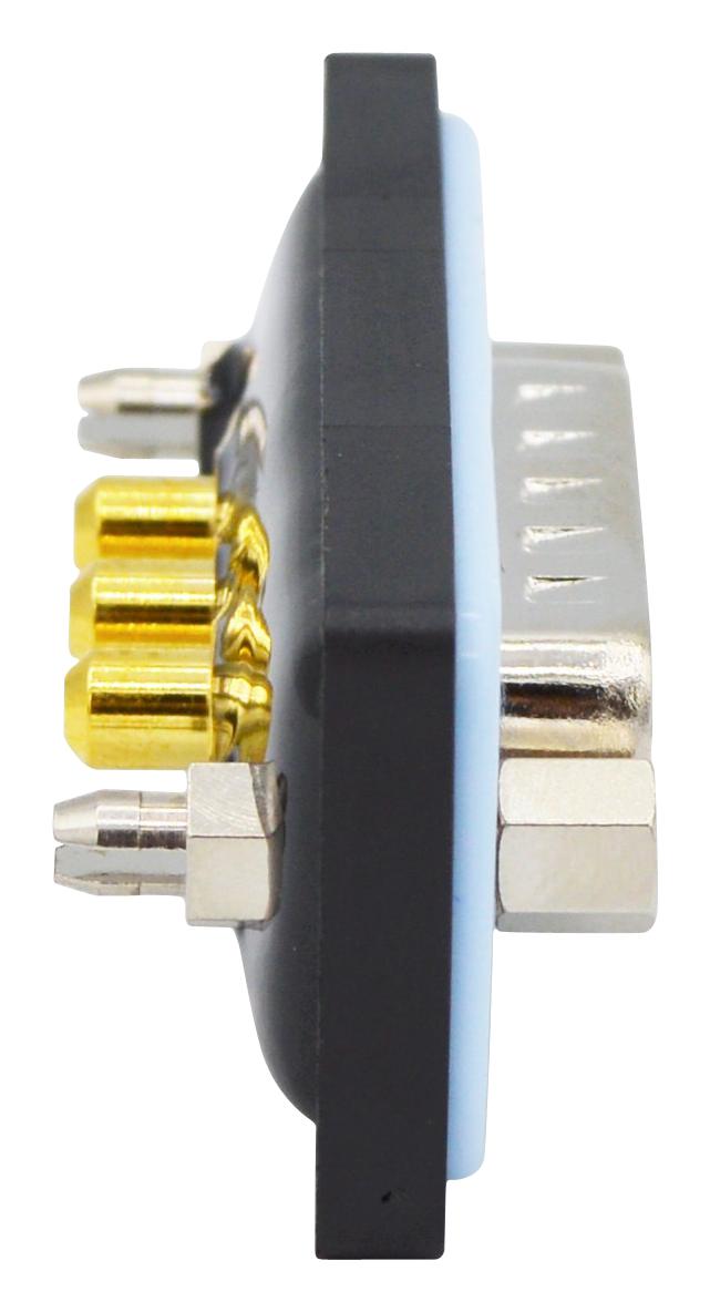 Norcomp CDFV3W3113L451 CDFV3W3113L451 Combination Layout D Sub Connector Nanook CDF Series DA-3W3 Plug 3 Contacts Power Solder