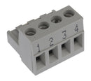 Wieland Electric 25.340.0453.0 25.340.0453.0 Terminal Block Pluggable 4 Position 22-12AWG