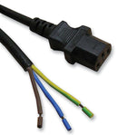 Multicomp PRO SH10184R Lead IEC TO Bare Black 3.5M