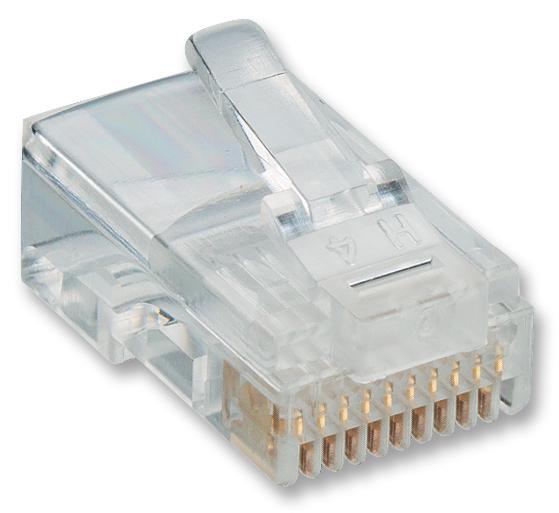 Lumberg P 303 P 303 Modular Connector RJ50 Plug 1 x (Port) 10P10C Cable Mount