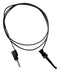 Mueller Electric BU-P3782-36-0 Grabber to Banana Plug Test Lead Miniature Hook Clip 4mm Stackable 36 " 914.4 mm