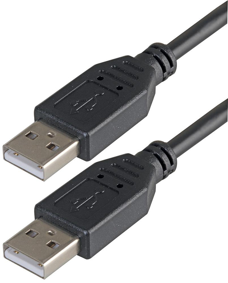 PRO Signal PSG91416 USB 2.0 A Plug to Cable 2m Black