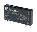 Finder 348170608240 Solid State Relay SPST-NO 2 A 72 VDC Through Hole Solder Zero Crossing