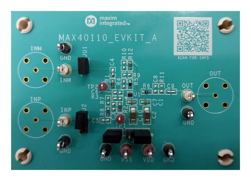 Maxim Integrated / Analog Devices MAX40110EVKIT# MAX40110EVKIT# Evaluation Kit MAX40110AYT+ Operational Amplifier