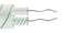 Labfacility XF-1315-FAR Thermocouple Cable Type K IEC Glassfibre Insulated Flat Pair 1/0.315 mm 25 m