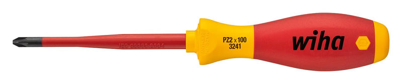 Wiha 35396 Screwdriver PZ2 218 mm 100 Softfinish Series