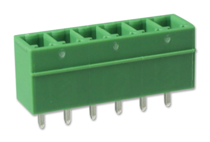 Camdenboss CTB93VE/6 CTB93VE/6 Terminal Block Header 3.81 mm 6 Ways 10 A 200 V Through Hole Vertical