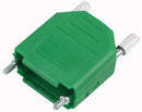 MH Connectors MHDPPK9-G-K D Sub Backshell Green Mhdppk Series DE 180&deg; Nylon (Polyamide) Body