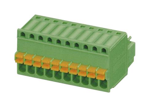 Phoenix Contact FK-MC 05/12-ST-25 Pluggable Terminal Block 2.5 mm 12 Ways 26AWG to 20AWG 0.5 mm&Acirc;&sup2; Push In 4 A