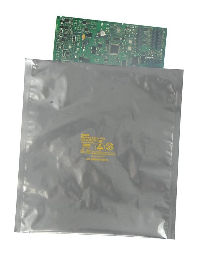 SCS D34715 Antistatic Bag Dri-Shield 3400 Series Moisture Barrier Heat Seal 177.8mm W x 381mm L