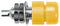 Schutzinger IBU 401 NI / GE Banana Test Connector Jack Panel Mount 32 A 60 VDC Nickel Plated Contacts Yellow