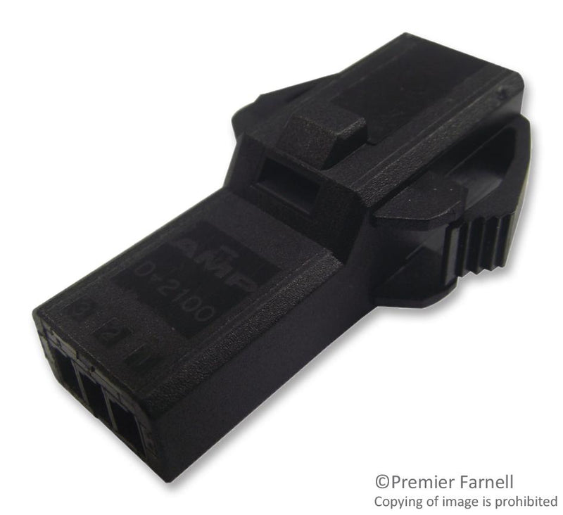 AMP - TE Connectivity 1-1318116-3 Connector Housing Dynamic D2100 Plug 3 Ways 2.5 mm Series Pin Contacts