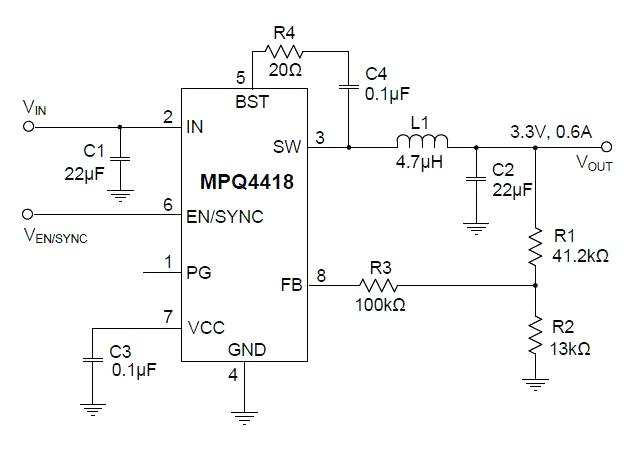 Monolithic Power Systems (MPS) MPQ4418GJ-AEC1-P MPQ4418GJ-AEC1-P DC-DC Switching Synchronous Buck Regulator Adjustable 4V to 36V in 0.8V-32.4V out 0.6A New