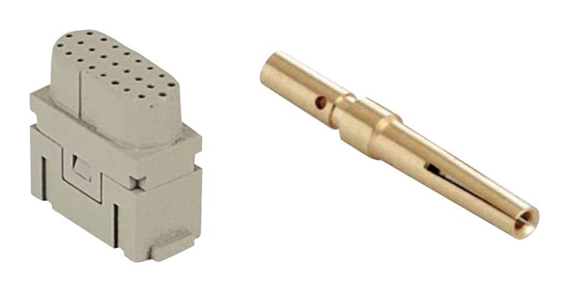 Ilme CX25IFCIFD0.2 Heavy Duty Connector Mixo Series Insert 25 Contacts Receptacle Crimp Socket New