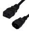 L-COM PPA00006-03F Mains Power Cord IEC 60320 C14 to C19 914.4 mm 15 A 250 V Black New