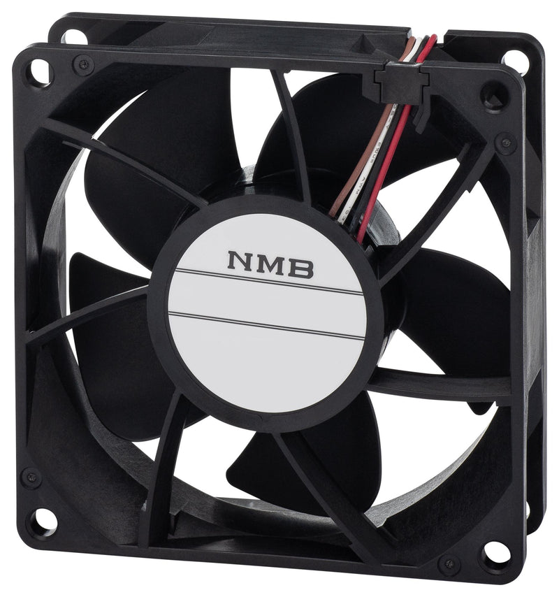 NMB Technologies 08025DA-12N-EU-02 Axial FAN 0.22A 2.64W 12V 80X25.4MM