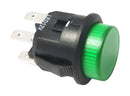 Multicomp PRO MP008559 MP008559 Pushbutton Switch 20 mm Dpst On-Off Round Green New