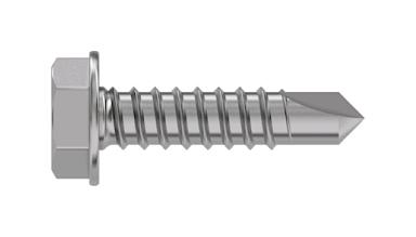 TR Fastenings 4.2 X 19 WXSTDX Z100 DIN7504 4.2 Wxstdx DIN7504 HEX Washer Head Screw Steel 4.2X19MM