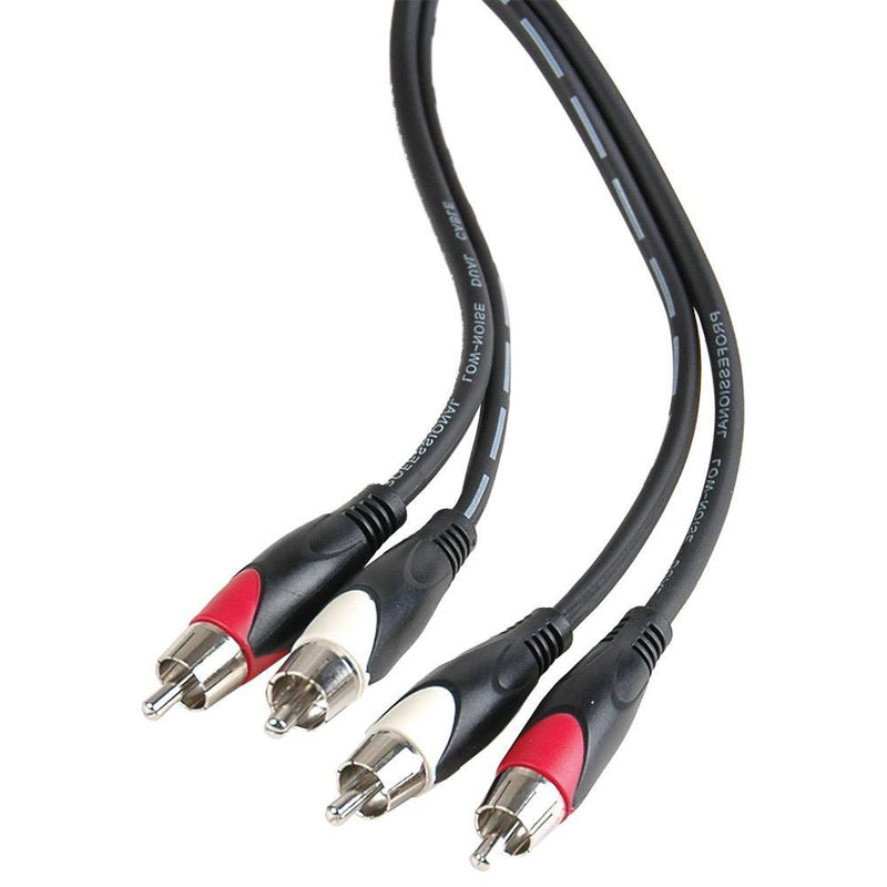 Stellar Labs 24-16245 2X RCA Male TO Cable 6FT 42Y2474