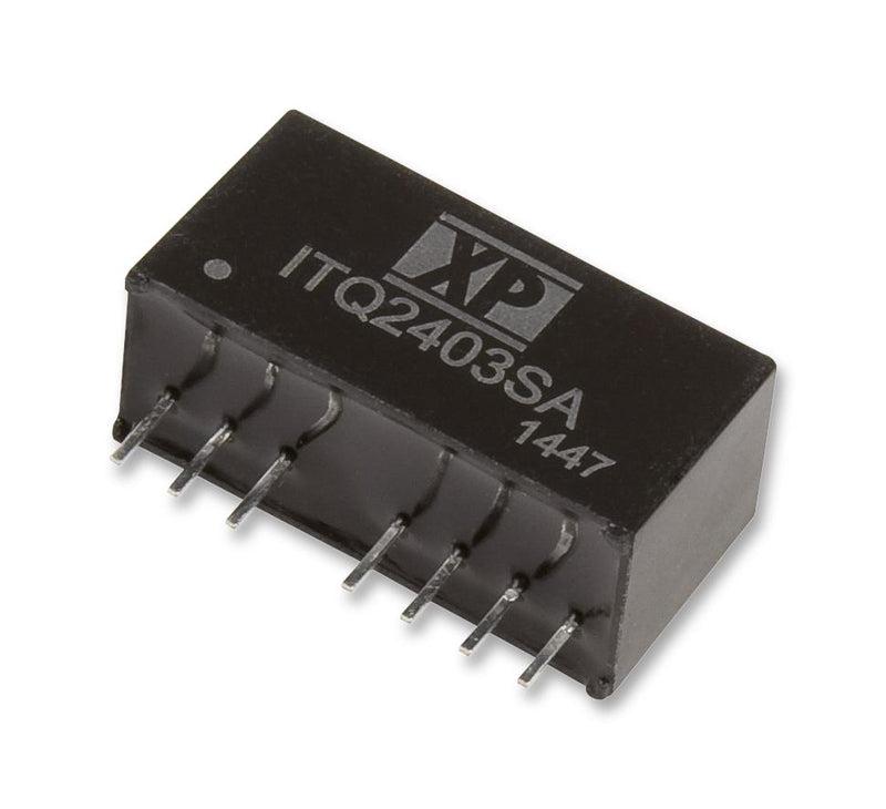 XP Power ITQ2403SA ITQ2403SA Isolated Through Hole DC/DC Converter 1.5kV Isolation ITE 4:1 6 W 1 Output 3.3 V 1.5 A