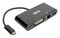 TRIPP-LITE U444-06N-DGUB-C USB-C Multiport Adapter DVI USB-A PD