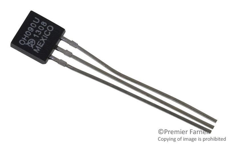 Optek Technology OH090U Hall Effect Sensor Unipolar 25 mA TO-92 3 Pins 4.5 V 24