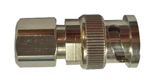 Multicomp MC001835 RF / Coaxial Connector BNC Straight Plug Solder 50 ohm RG58 Brass