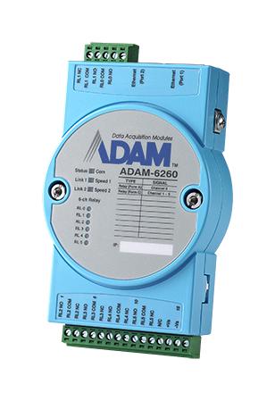 Advantech ADAM-6260-B ADAM-6260-B Relay Output Modbus TCP Module 6CH O/P New