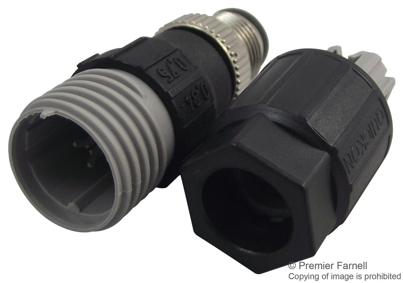 Phoenix Contact SACC-M12MS-4QO-075-M SACC-M12MS-4QO-075-M Sensor Connector M12 Male 4 Positions IDC / IDT Pin Straight Cable Mount