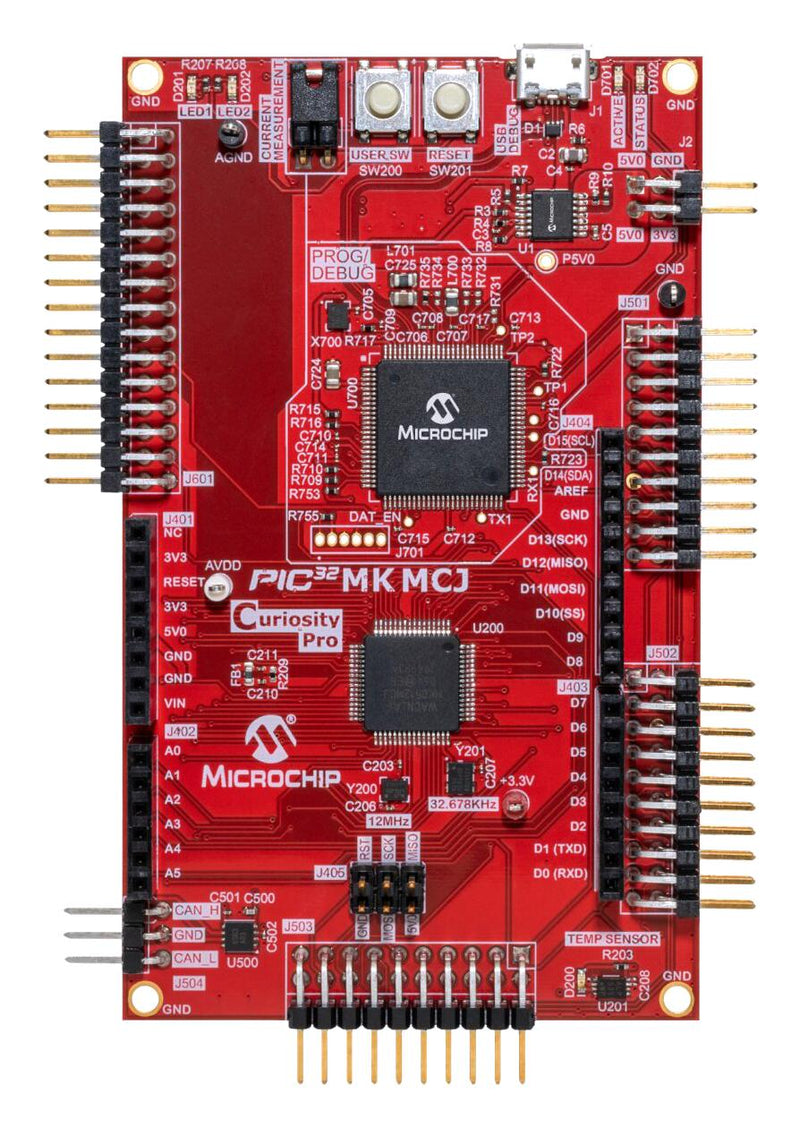 Microchip DT100113 Development Board Curiosity Pro PIC32MK0512MCJ064 32bit PIC32 MCU