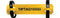 Hellermanntyton 556-20064 Wire Marker Tie On Tiptag Thermal Transfer Blank (No Legend) Yellow 65mm x 11mm