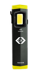 CK Tools T9423USB T9423USB Inspection Light COB LED 240 lm 3.7 V USB 89 mm x 21 12 New