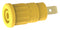 Tenma 72-14248 Banana Test Connector Jack Panel Mount 36 A 1 kV Gold Plated Contacts Yellow