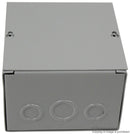 HOFFMAN ENCLOSURES ASE6X6X4 ENCLOSURE, JUNCTION BOX, STEEL, GRAY