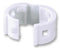 Panduit PCBANDWH-Q Fastener Patch Cord Color Band Hinged Cable Clamp PP (Polypropylene) White